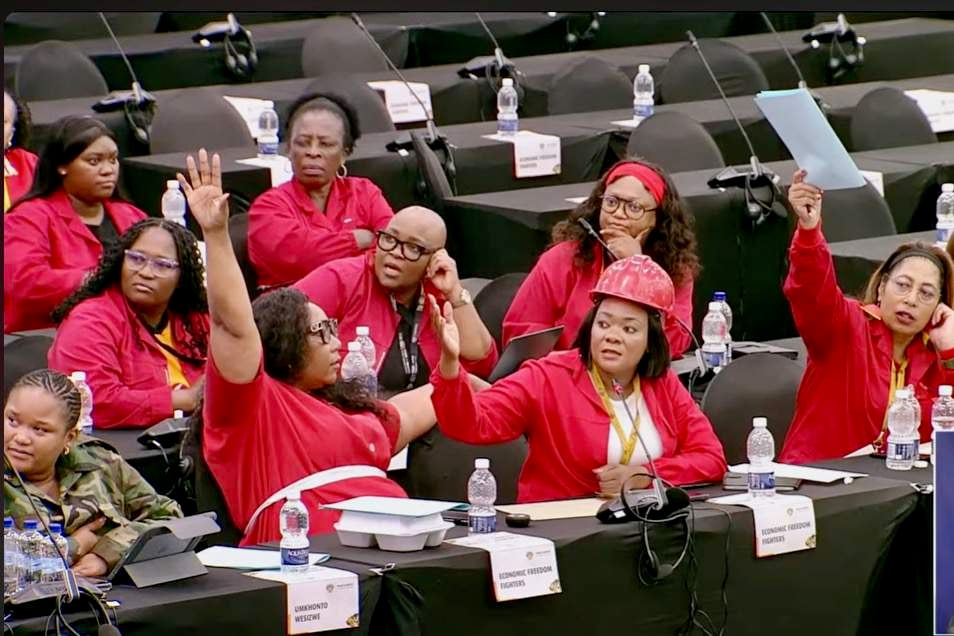 News24 | Chaos in Parliament as debate on new lottery board chair explodes
