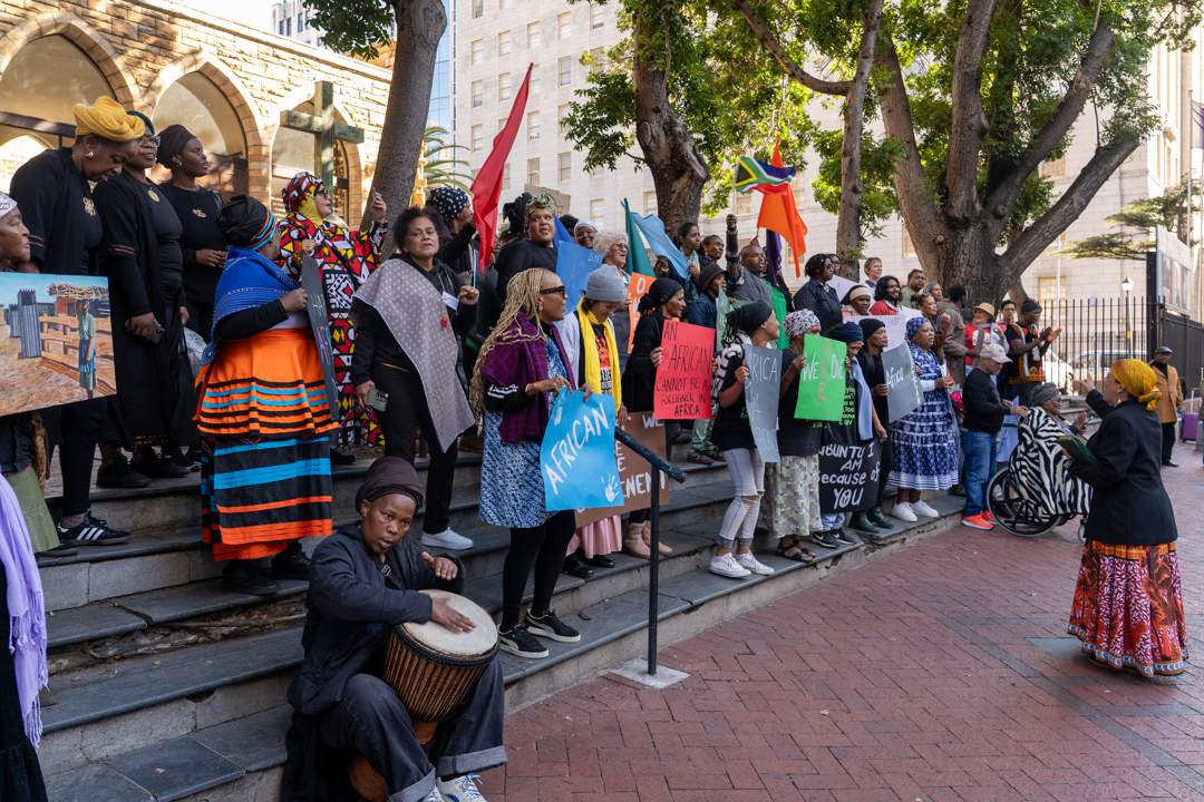 ‘I am because of you': Cape Town Africa Day picket stands against xenophobia