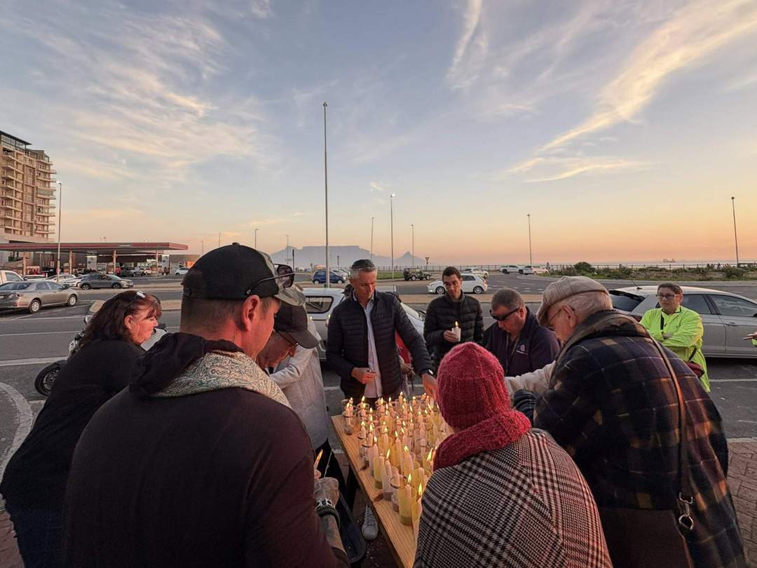 Table View residents hold vigil for Limpopo energy consultant killed in cafe shooting