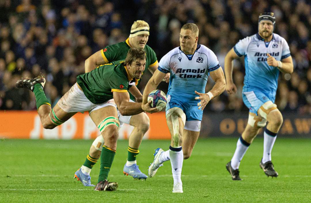 Scotland try machine Van der Merwe on SA homecoming with Barbarians