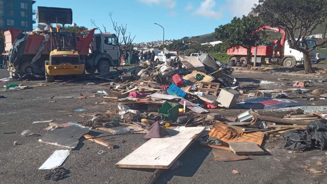 Cape Town accused of unlawful District Six eviction as man allegedly falls from structure