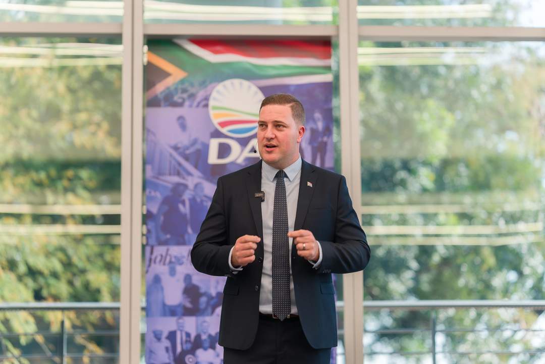 Hill-Lewis challenges ANC dominance in pitch to 6 million disillusioned SA voters