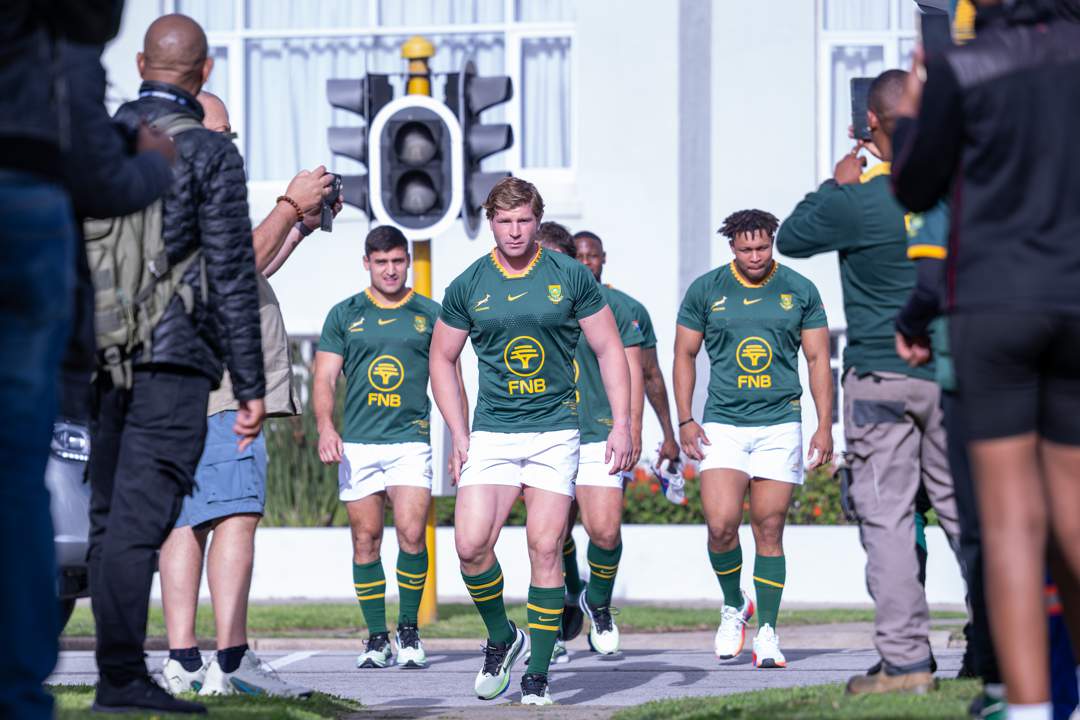 Rassie freshens up Boks with 10 changes as Roos starts and Willemse moves to 12