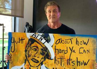 Sylvester Stallone’s deep-rooted love of painting fuels his acting career too