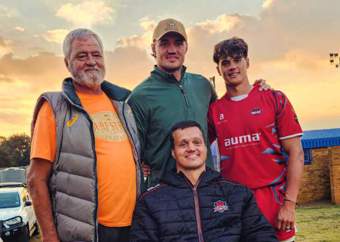Franco Mostert’s brother Juandro makes his rugby debut: ‘I want to make my mom proud’