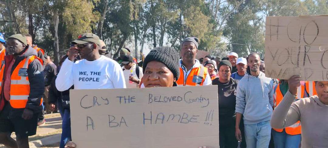 Vaal anti-immigration protesters give cops, Home Affairs a week to respond to their demands