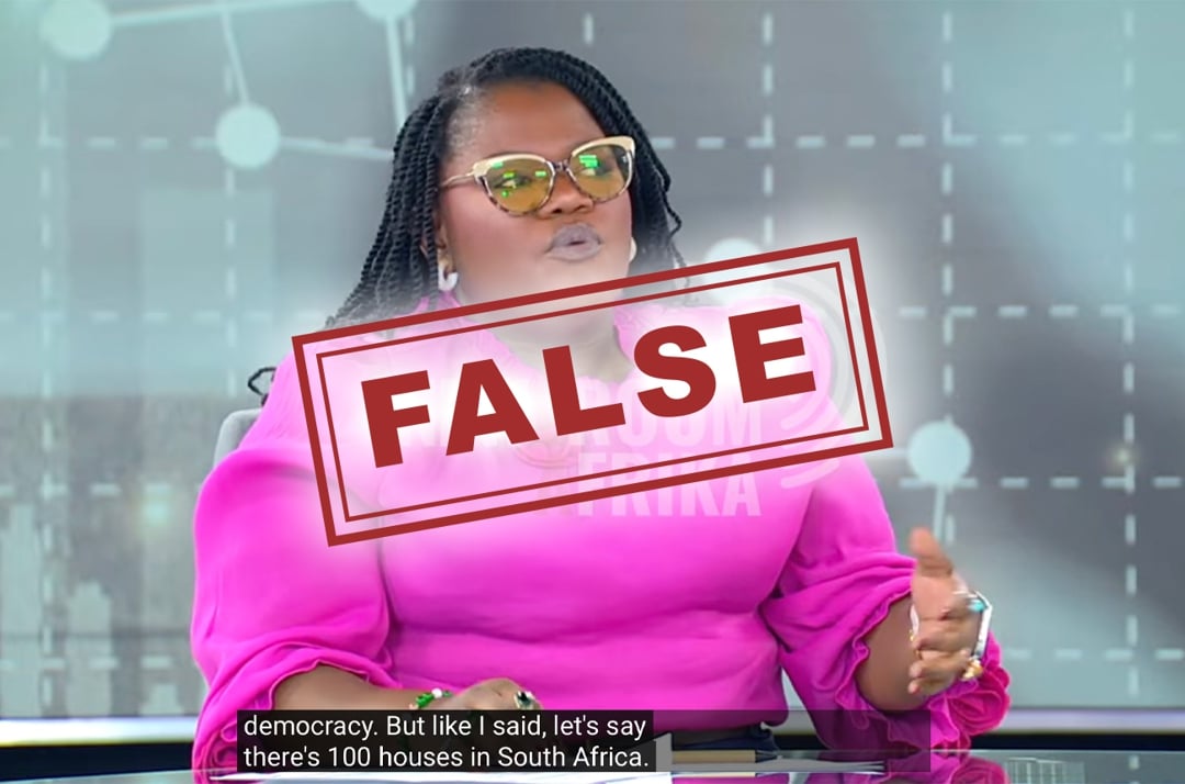 Misleading claims about foreign nationals taking houses and grants repeated in TV interview